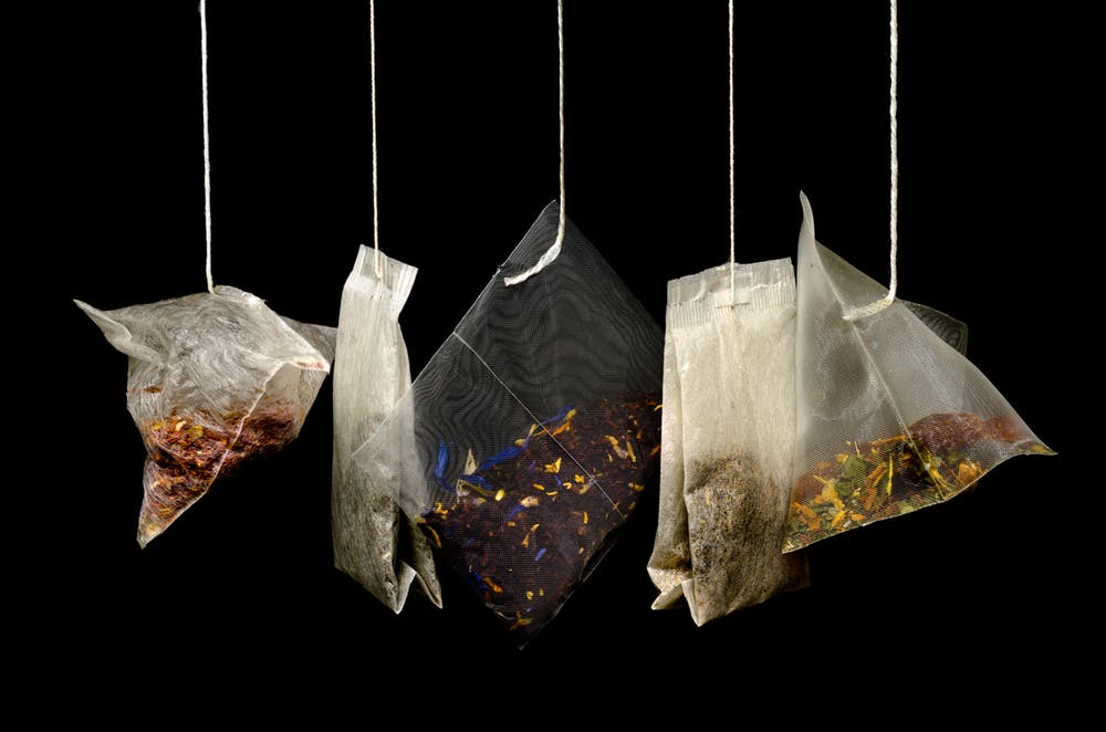 Several tea bags